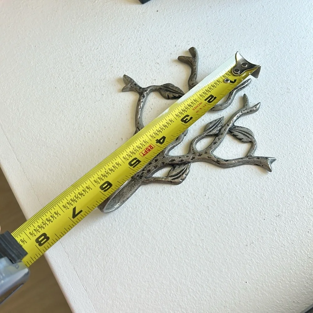 Vintage Metal leaf wall decor hanging hook